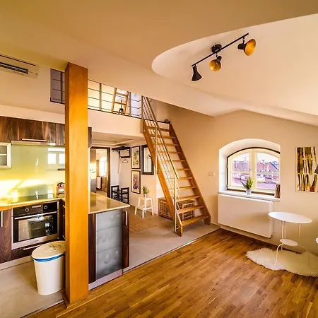 Rooftop Triplex In Centre Apartment Hradec Kralove